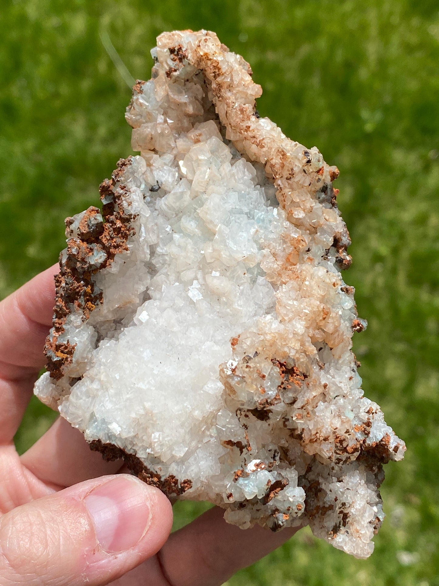 Calcite w/ Aurichalcite