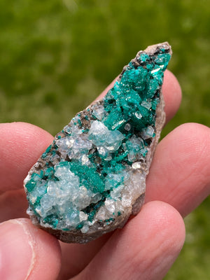 Dioptase & Calcite