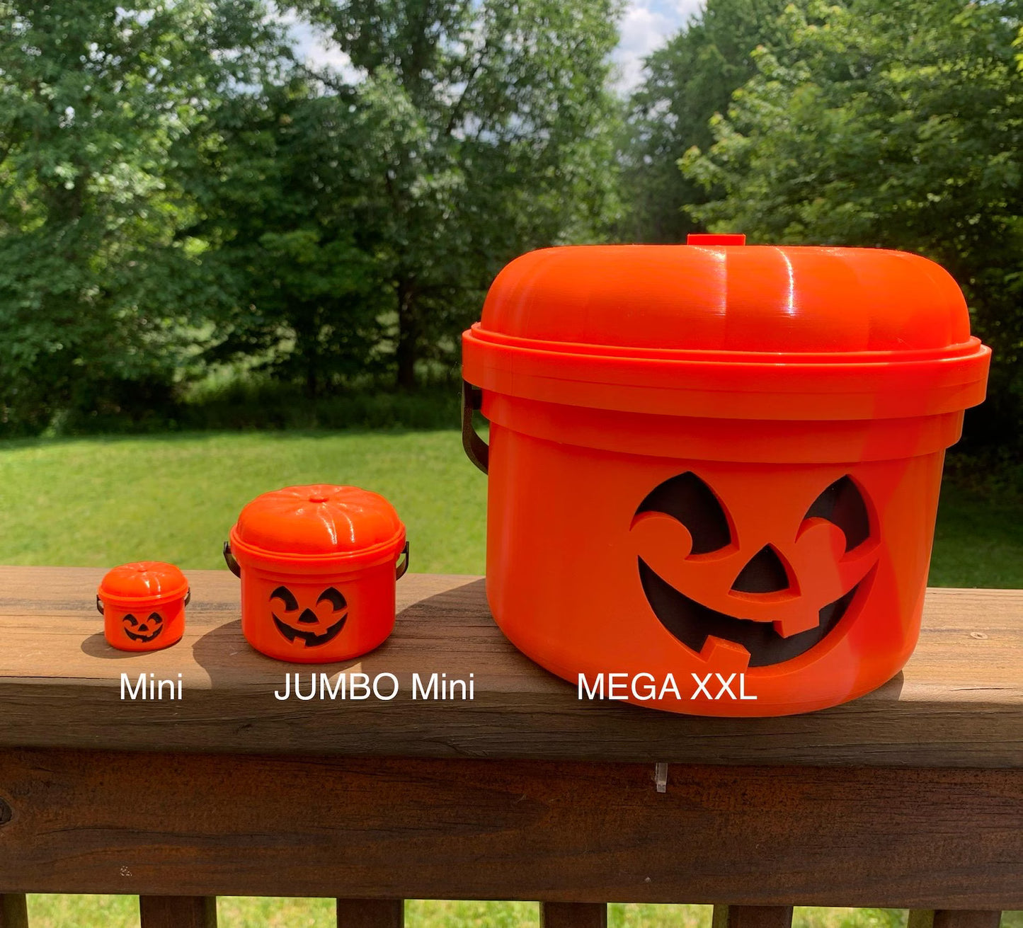 Miniature Halloween Buckets: Nostalgic Boo Buckets with Lid