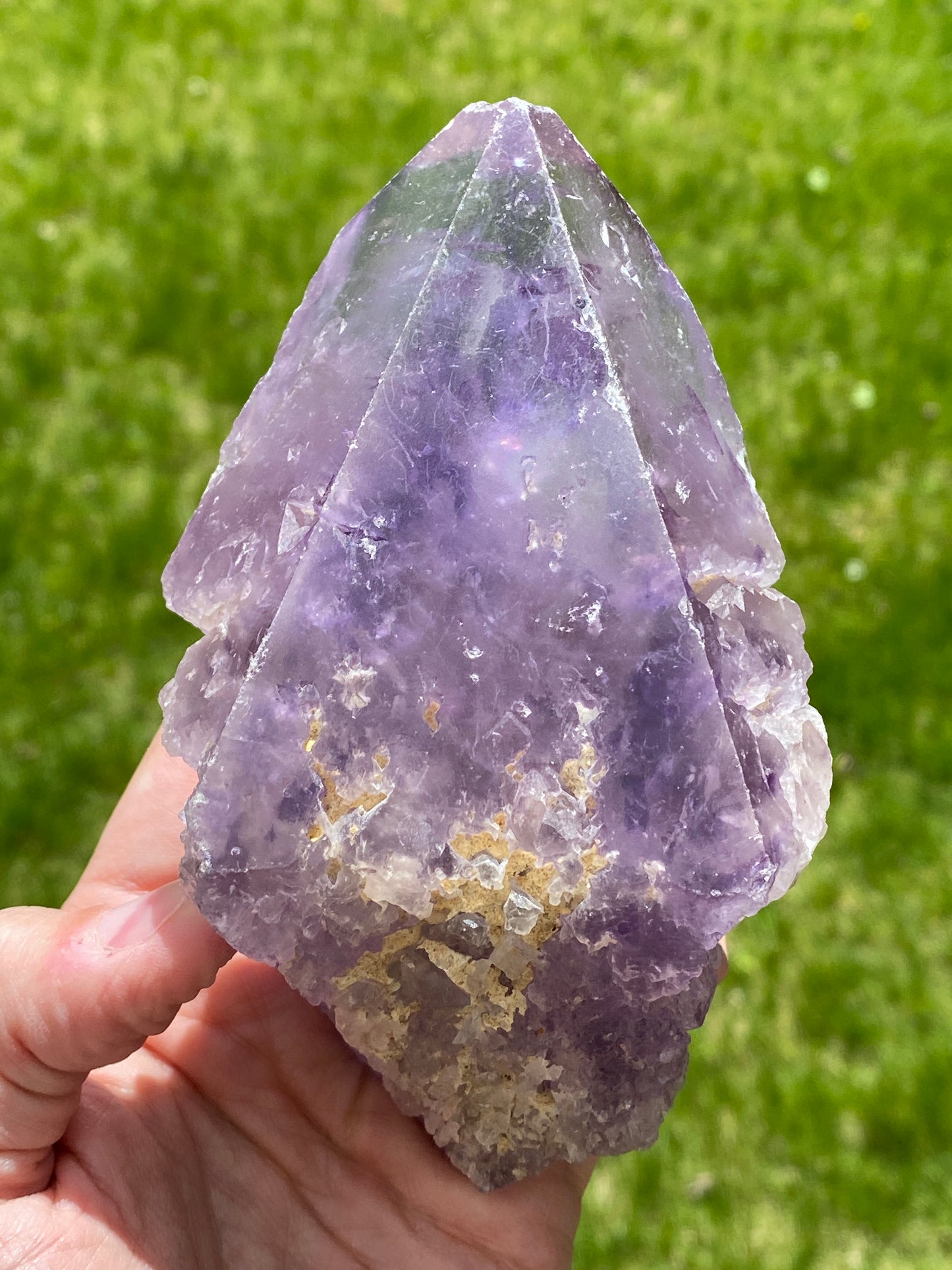 Amethyst (hydrothermally etched)