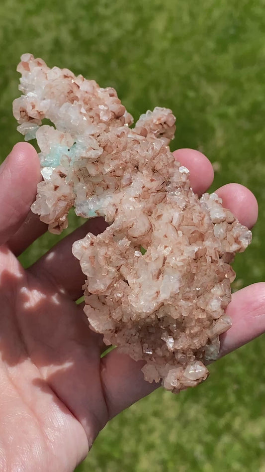 Calcite w/ Aurichalcite