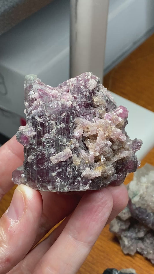 Tourmaline w/ Lepidolite
