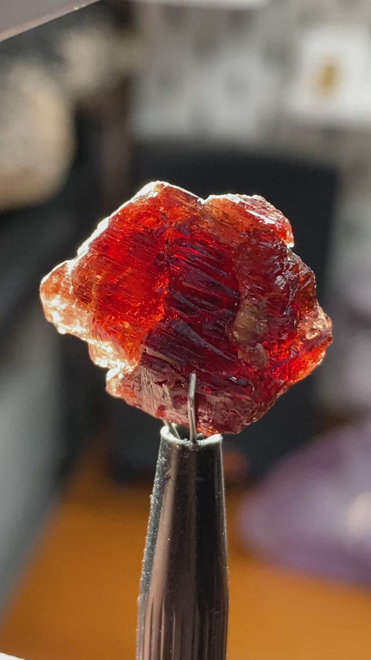 Etched Spessartine Garnet