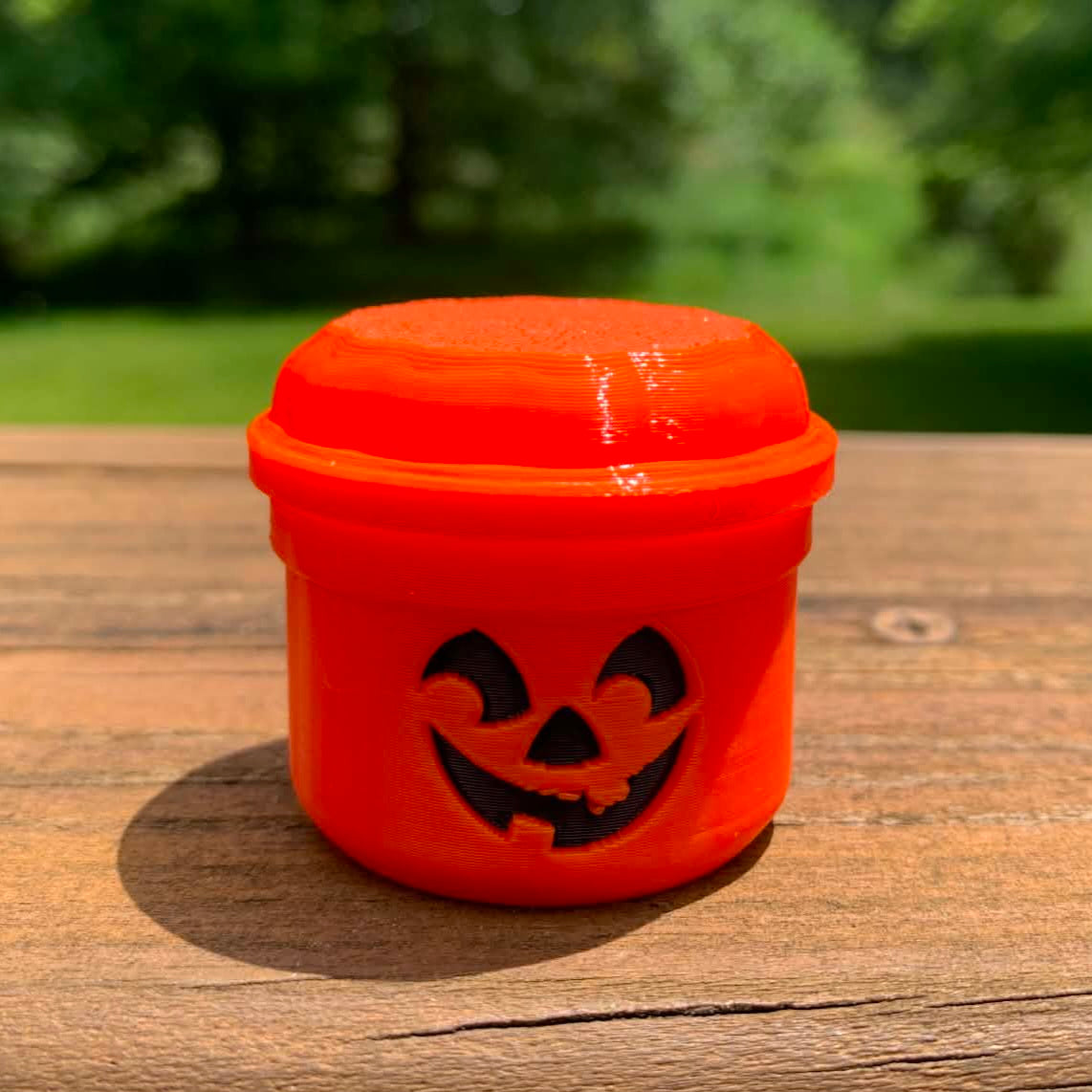 Halloween Bucket Fidget Clicker Keychain