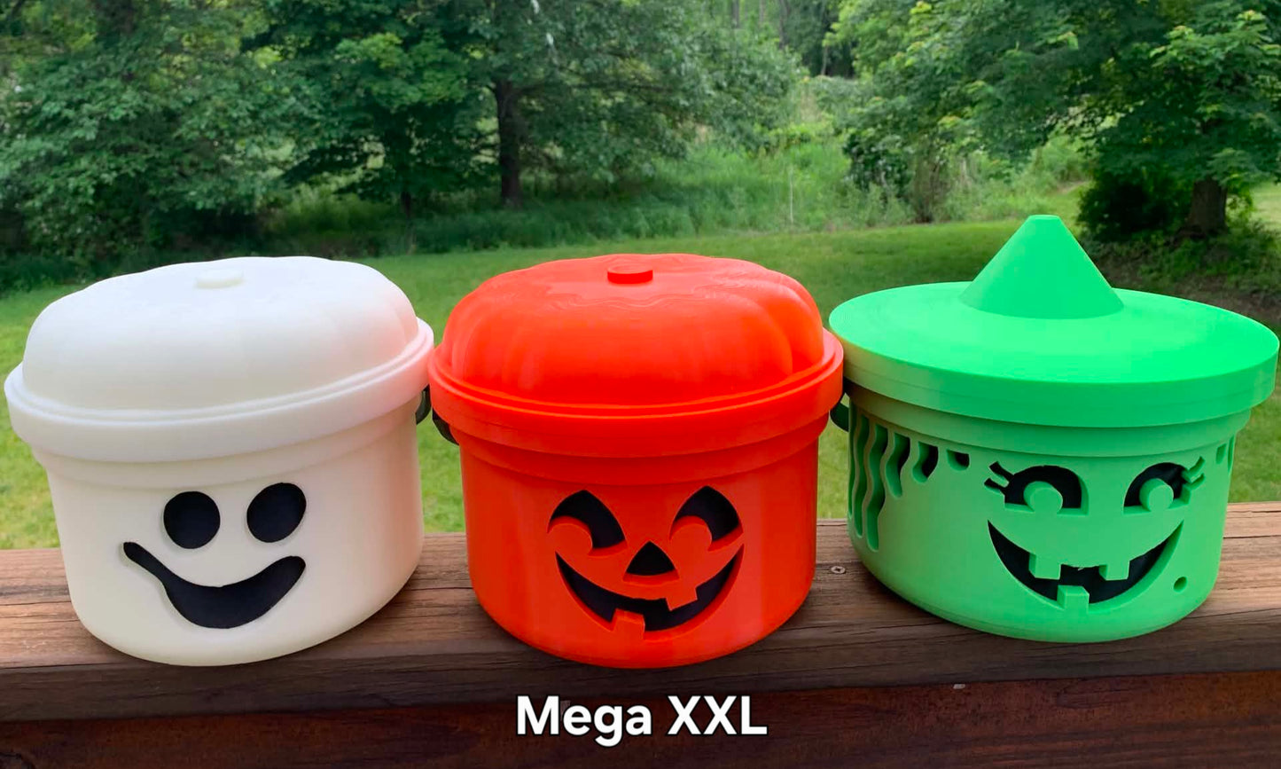 Miniature Halloween Buckets: Nostalgic Boo Buckets with Lid