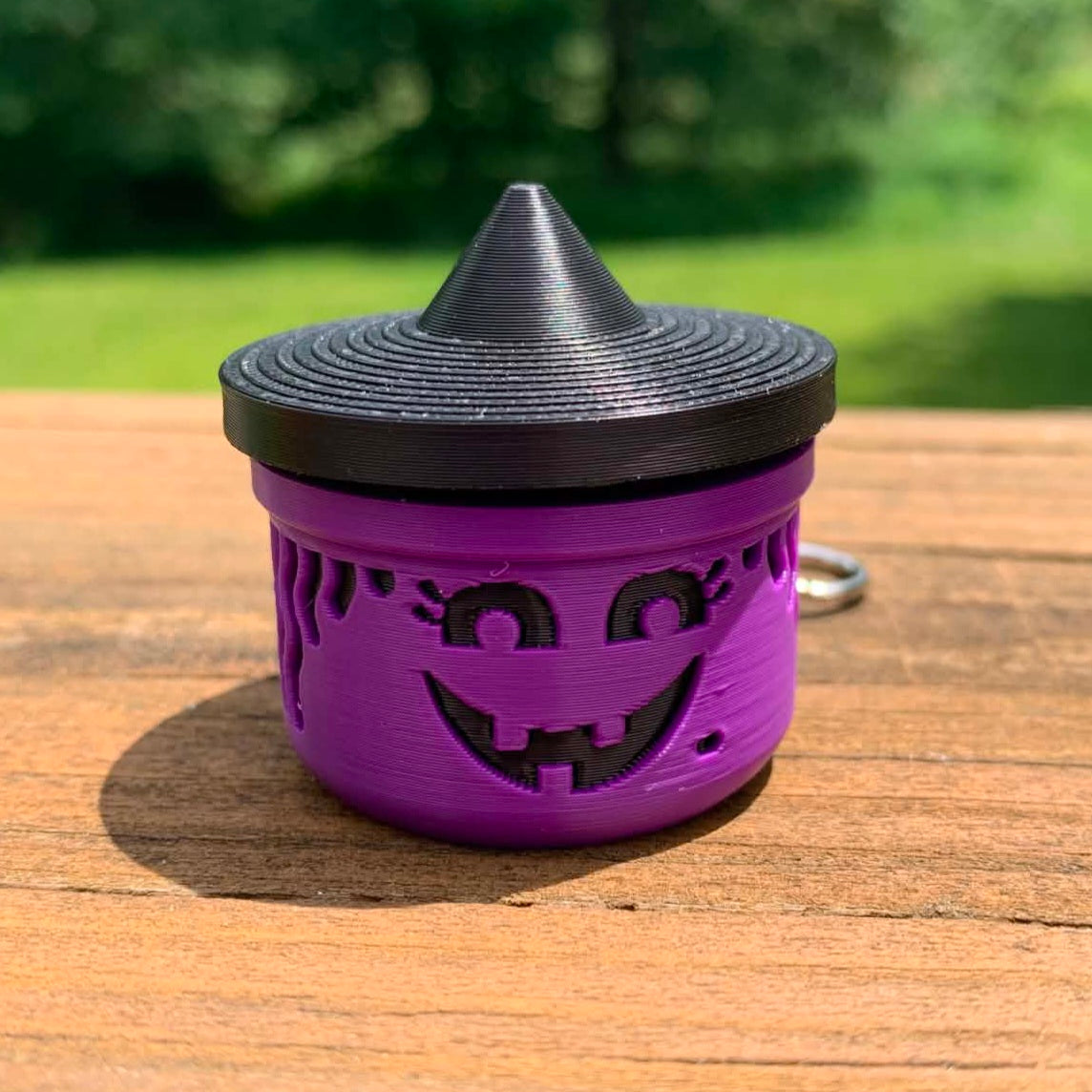 Halloween Bucket Fidget Clicker Keychain
