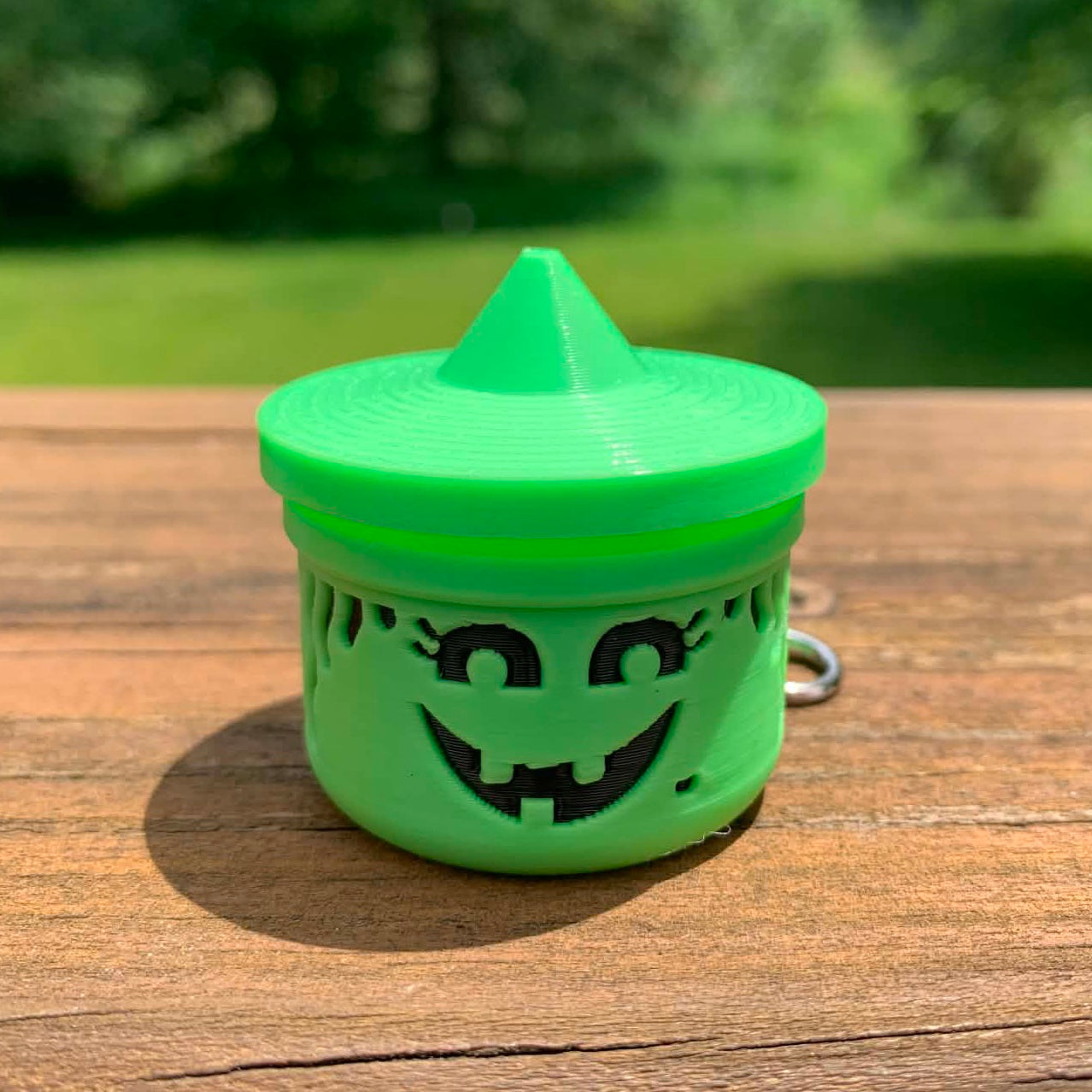 Halloween Bucket Fidget Clicker Keychain